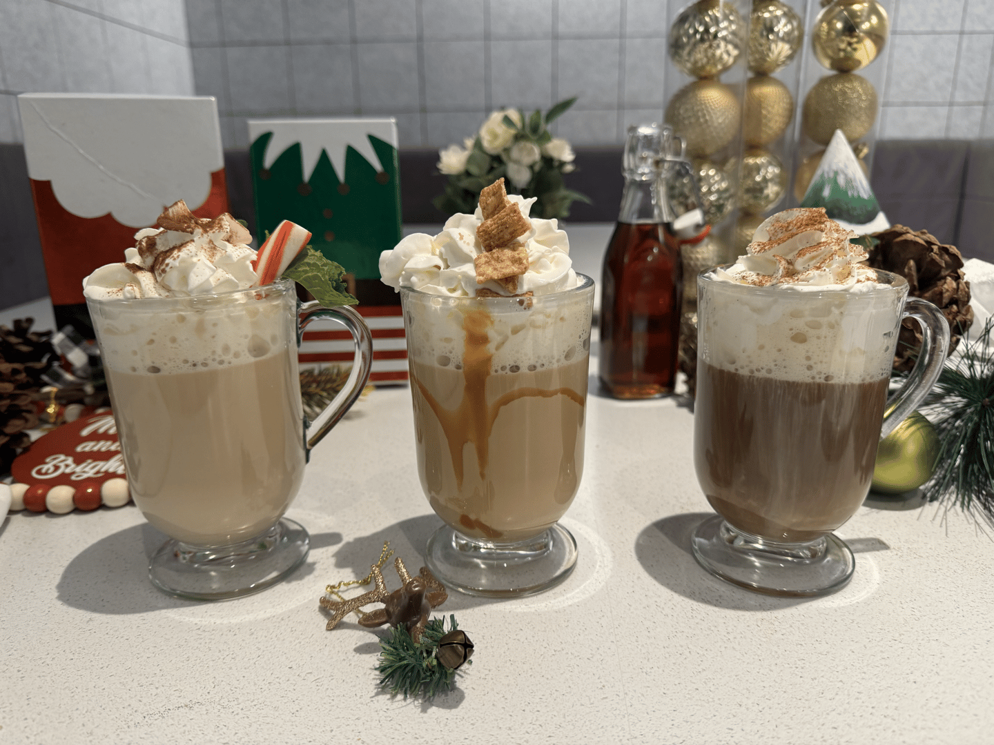 House Bourbon, Caramel, Cream, Hot Coffee, Topped with Whip Cream & Cinnamon Toast Crunch